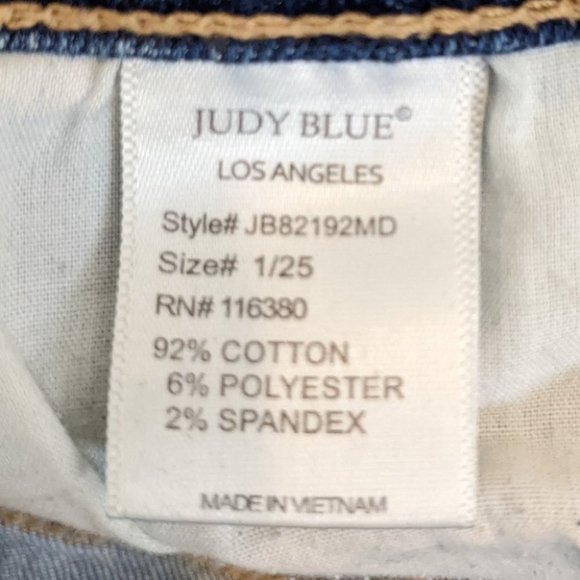 Judy  Blue Boyfriend Fit Jeans 1/25 - Picture 7 of 7